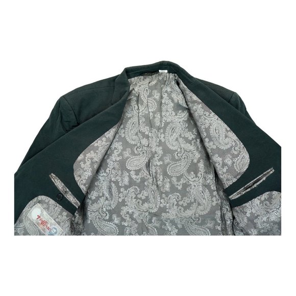 Rare Vintage Tiglio Rosso Men's Bird Embroidered ~ Floral/Paisley design ~ Sz 52 - Picture 4 of 9